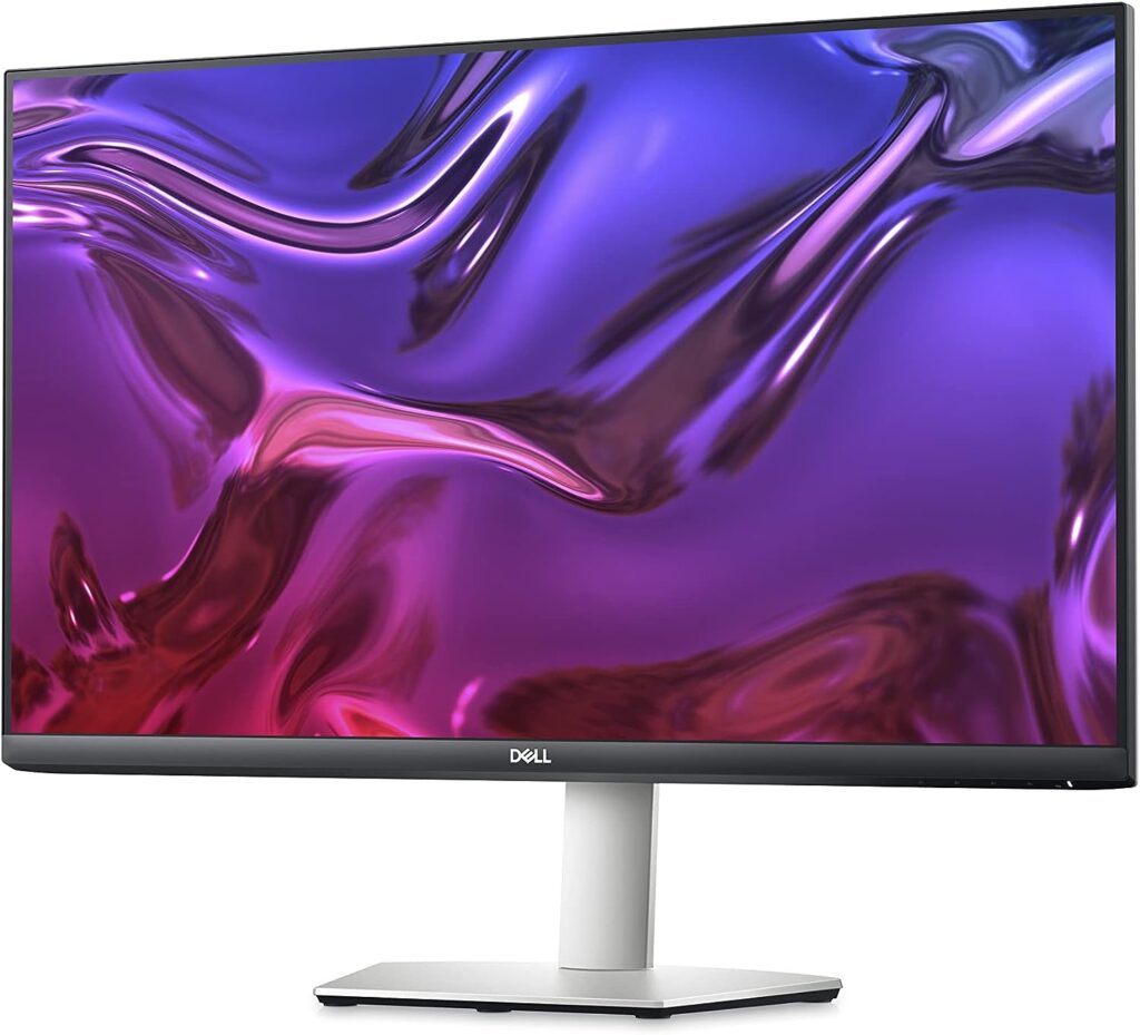 Dell 27-inch USB-C Monitor - Full HD (1920 x 1080 Display, 75Hz Refresh Rate, 4MS Grey-to-Grey Response Time (Extreme Mode), Dual 3W Built-in Speakers, HDMI, IPS, AMD FreeSync, Silver - S2723HC