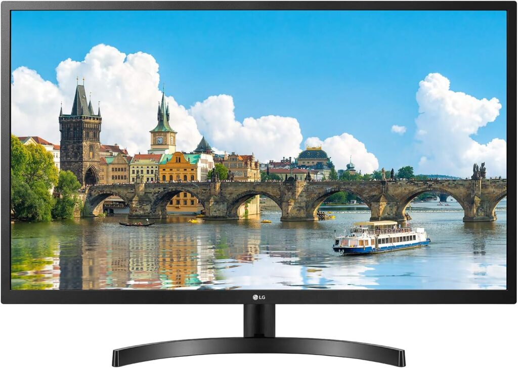 LG 32MN600P-B 31.5′′ Full HD 1920 x 1080 IPS Monitor with AMD FreeSync with Display Port and HDMI Inputs (2020 Model)