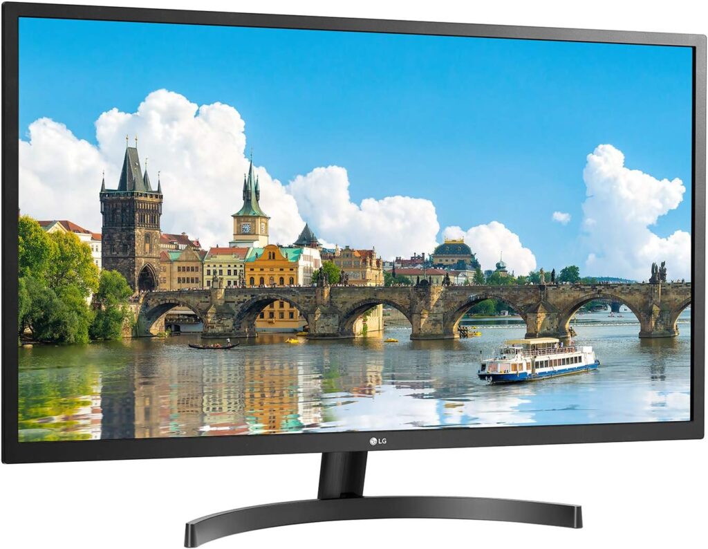 LG 32MN600P-B 31.5′′ Full HD 1920 x 1080 IPS Monitor with AMD FreeSync with Display Port and HDMI Inputs (2020 Model)