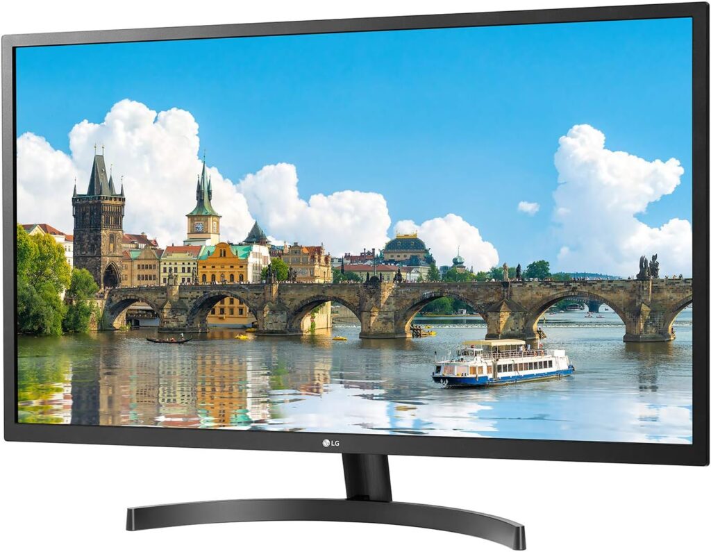 LG 32MN600P-B 31.5′′ Full HD 1920 x 1080 IPS Monitor with AMD FreeSync with Display Port and HDMI Inputs (2020 Model)