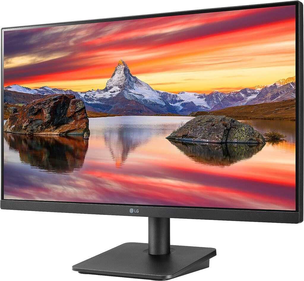 LG FHD 24-Inch Computer Monitor 24MP400-B, IPS with AMD FreeSync, Black