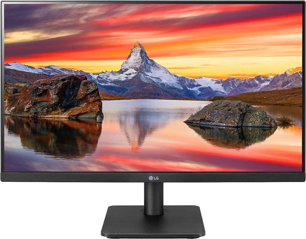 LG FHD 24-Inch Computer Monitor 24MP400-B, IPS with AMD FreeSync, Black