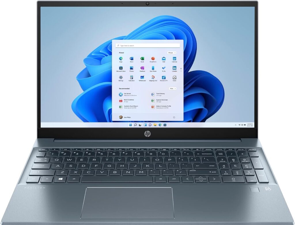 HP 2022 Newest Pavilion 15.6 FHD 1080P IPS Laptop, 8-Core AMD Ryzen 7-5700U(Up to 4.3GHz, Beat i7-1180G7), 32GB RAM, 1TB NVMe SSD, Numpad, HDMI, WiFi, USB-AC, Fast Charge, Audio by BO, Win11