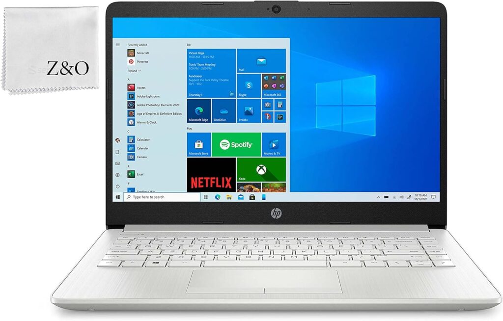 HP 2023 Newest 14 Laptop for Productivity and Entertainment,14 FHD Display, 16GB RAM, 1TB SSD, AMD Ryzen 3 Processor Upto 3.5GHz, Type-C, HDMI, Fast Charge, 10 Hrs Long Battery Life, Windows 11