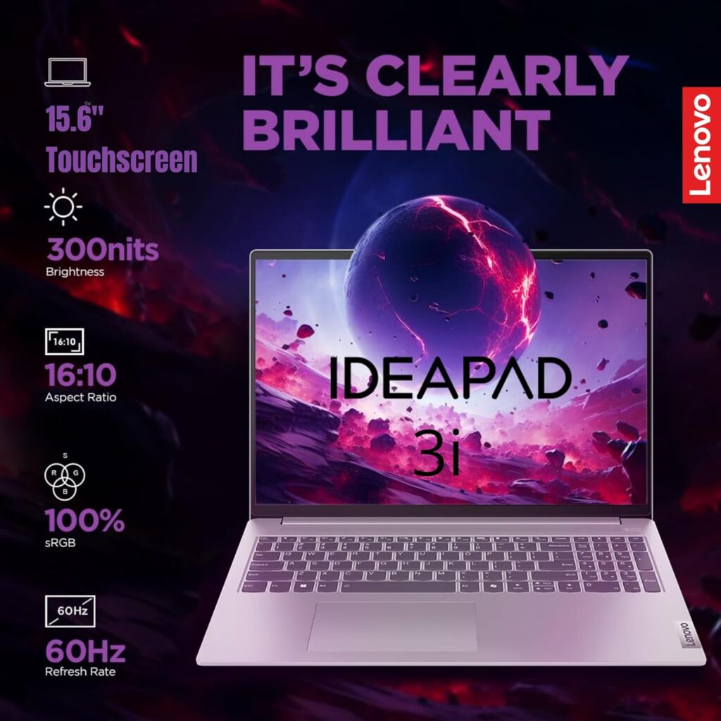 Lenovo Essential Touchscreen Laptop | Ideapad 3i | 40GB RAM | 15.6 FHD Touch Screen Display | 1TB SSD Storage | Intel Core i3 Processor | Windows 11 Pro | Business and Home Lover Laptop